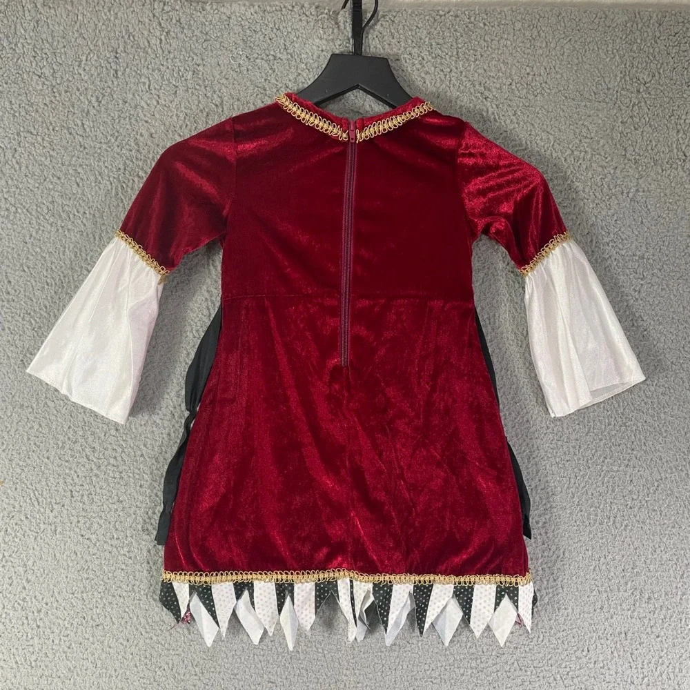 Toddler Pirate Costume 3T 4T Disguise Too Cute To Spook Halloween Girl